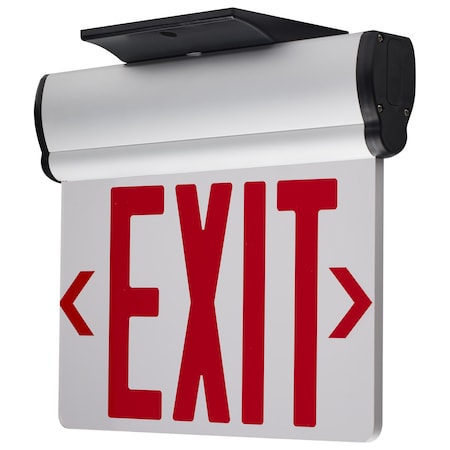 Nuvo Exit Sign, Aluminum, 12.06 in W, 9.69 in H 67/113